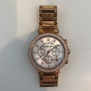 Michael Kors Rose Gold-Tone Watch